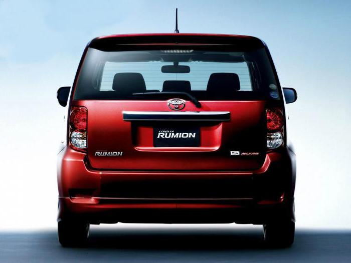 Toyota-Rumion: descrizione e specifiche di un minivan giapponese compatto