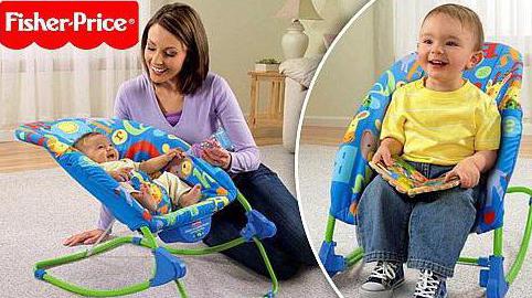 Fisher-Price: sedie a sdraio, sedie a dondolo per neonati