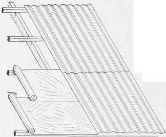 coperture dal cartone ondulato con le proprie mani