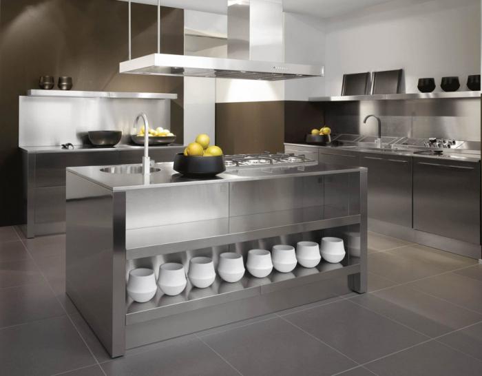 Cucine in stile high-tech.