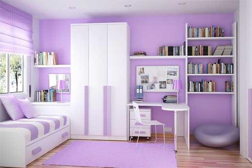 Design insolito: viola all'interno