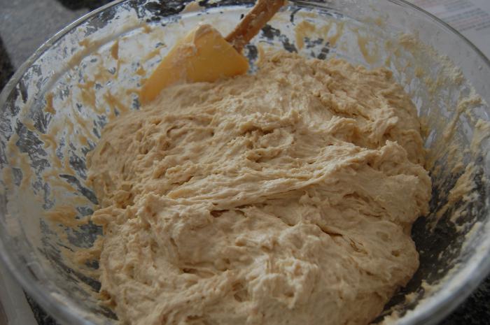 pasta lievitata in una macchina per il pane muleinex