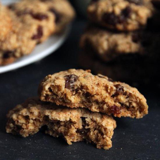 biscotti integrali di farina d'avena