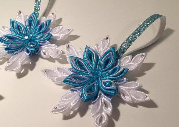 master class kanzashi con fiocco di neve