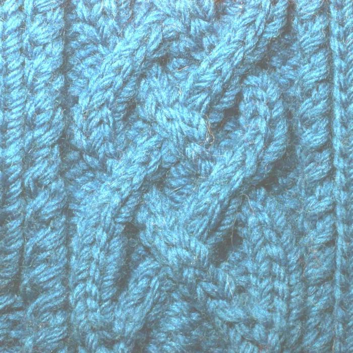 maglia attraversata a rovescio