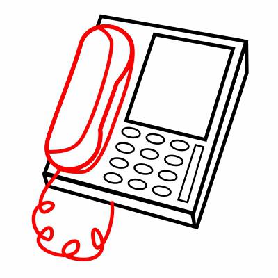 come disegnare un telefono