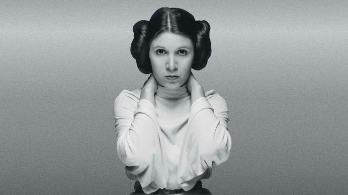 La principessa Leia - attrice Carrie Fisher