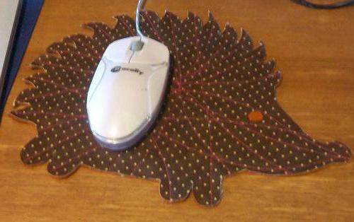 tappetino per mouse fatto in casa