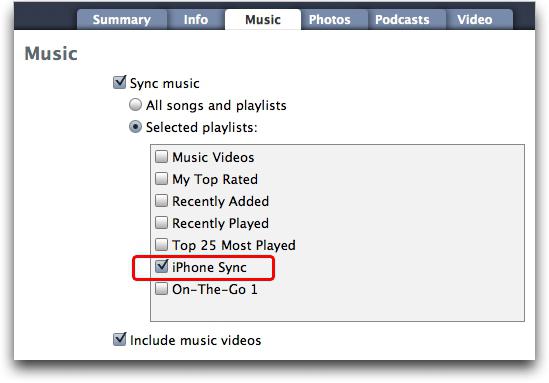 come sincronizzare la musica in iTunes