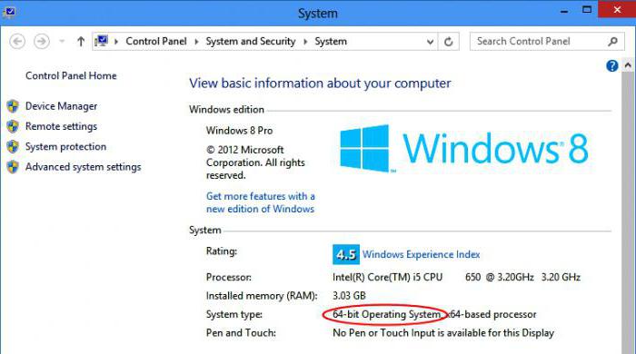 Sistema Windows a 64 bit