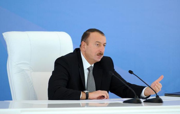 Il Presidente Ilham Aliyev 