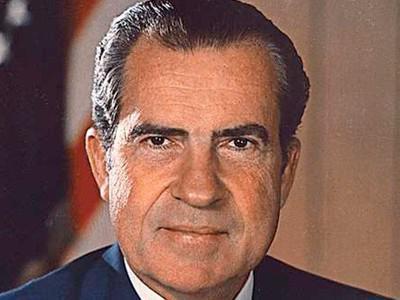 Il presidente Richard Nixon 