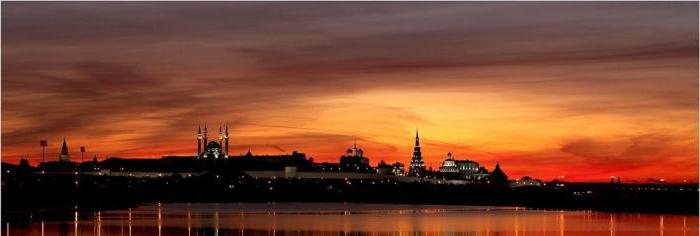 alba e tramonto a Kazan
