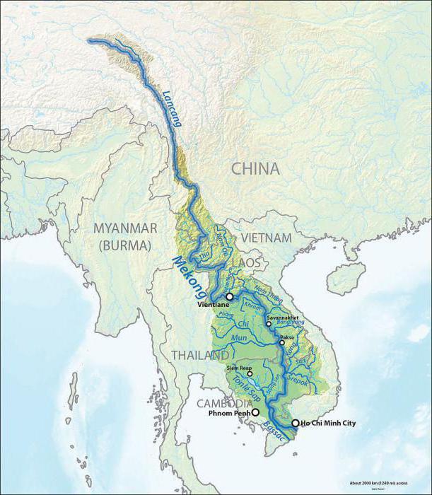 Perché il fiume Mekong può essere chiamato il Danubio dell'Asia: un po 'di geografia