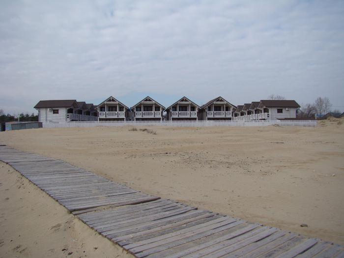 hotel sulla spiaggia bianca di Anapa