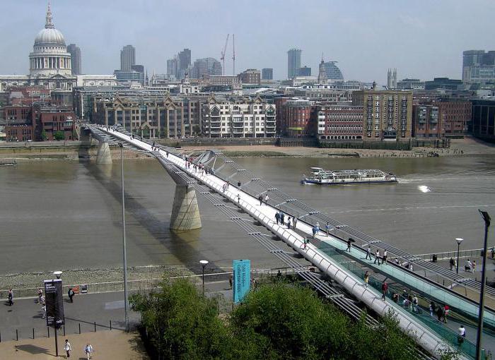 ponte del millennio a Londra