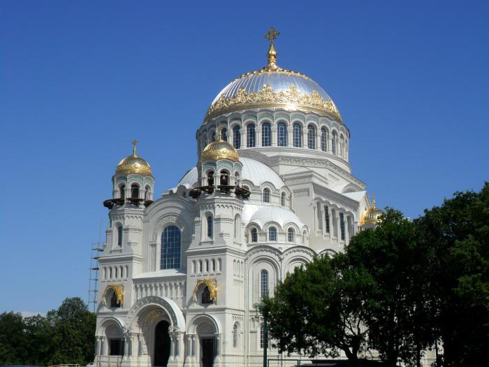 cattedrale del mare nel battesimo di kronstadt