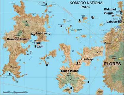  dove si trova il Parco Nazionale di Komodo