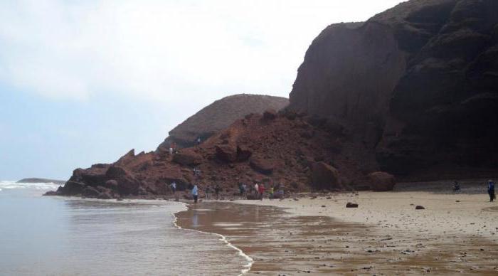 spiaggia di lizira del Marocco