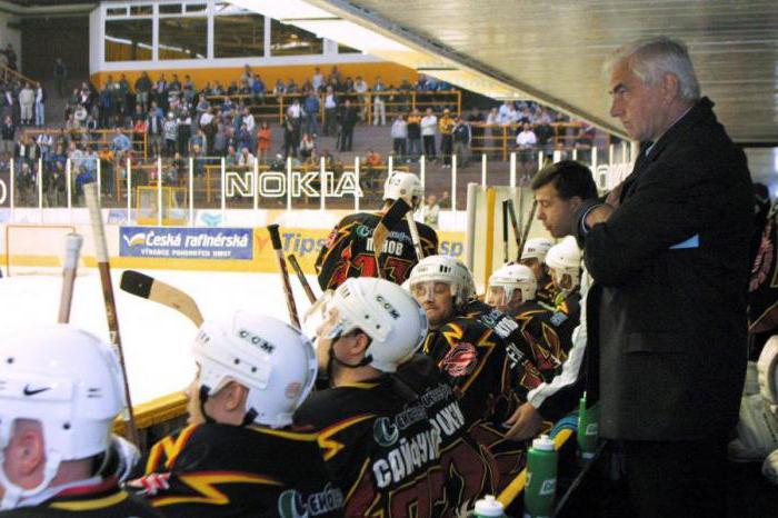 Giocatore di hockey cecoslovacco Glinka Ivan