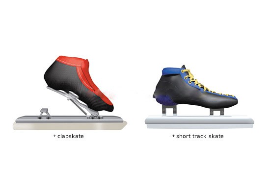 La differenza tra la pista corta e il pattinaggio di velocità