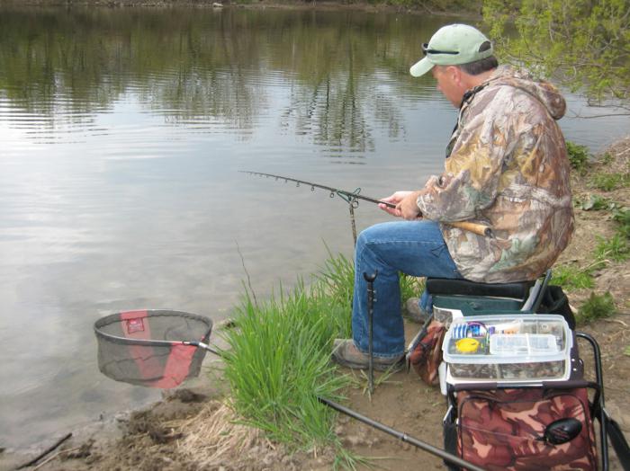 Pesca per la rotazione in primavera