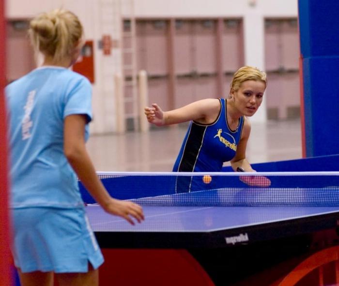 Tecnica di successo per giocare a ping-pong