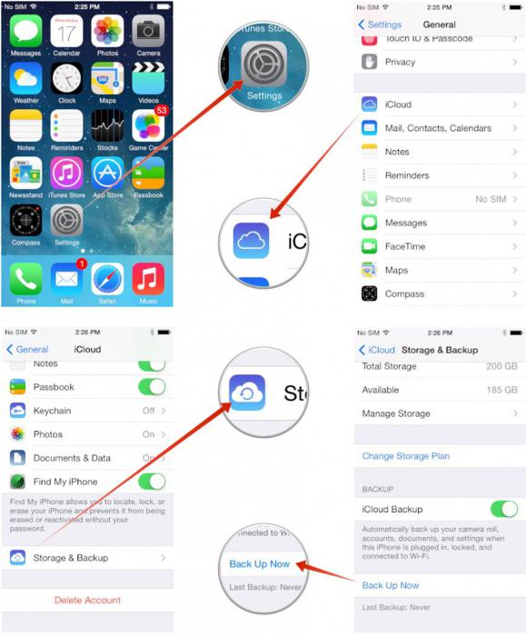 come fare il backup di iphone