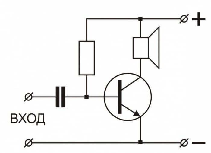 circuito amplificatore per transistor