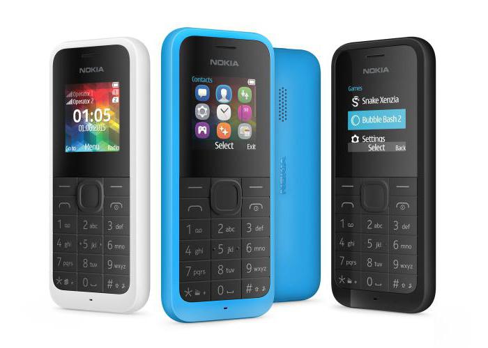 specifiche del telefono Nokia 105