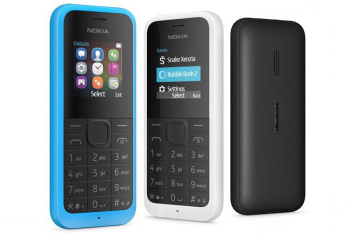 Telefono Nokia 105: specifiche, descrizione, foto