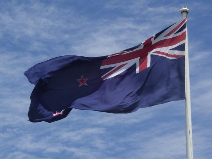 Bandiera della Nuova Zelanda foto
