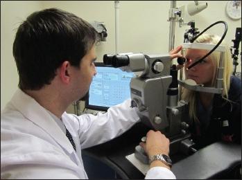 Trattamento laser per il distacco della retina