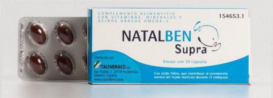 Vitamine "Natalben Supra": recensioni, composizione, istruzioni per l'uso